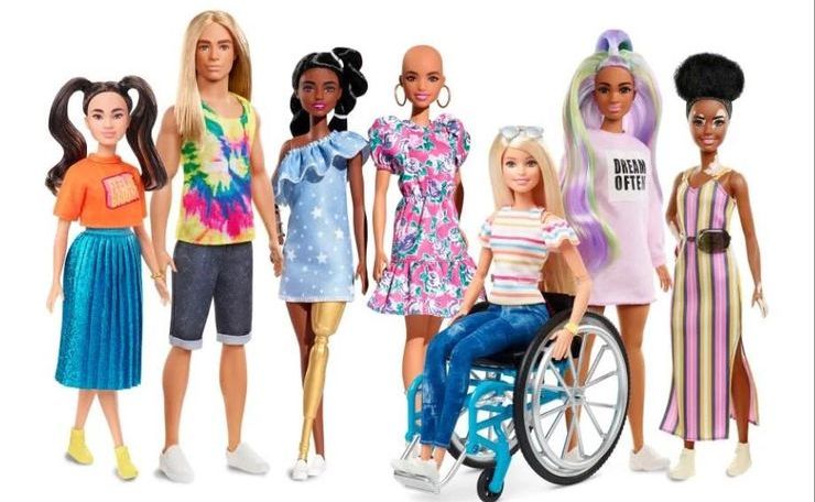 В этом году ожидается появление кукол Барби без волос и с витилиго