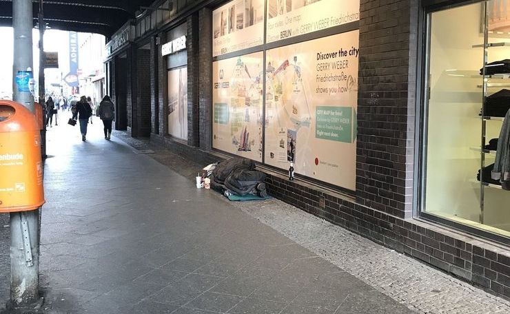 Германия: перепись бездомных выявила почти 2000 человек в Берлине