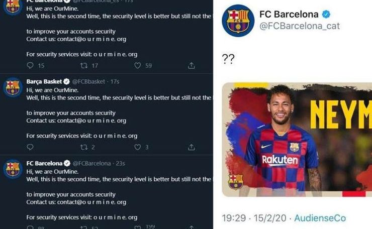 Хакеры взломали аккаунты МОК и клуба «Барселона» в «Twitter»