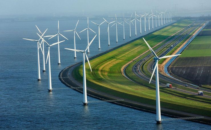 Нидерланды будут создавать крупнейший в стране ветропарк