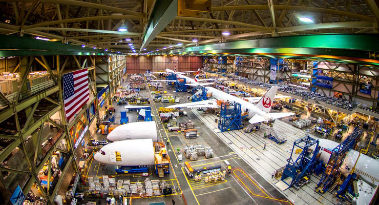 Boeing придётся временно закрыть свои производства в Пьюджет-саунд (англ. Puget Sound) из-за вспышки коронавируса
